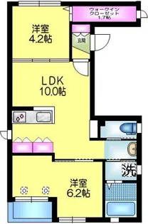 ホワイトメゾン【301号室】の間取り