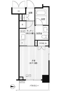 グランハイツ錦糸町【8階】の間取り