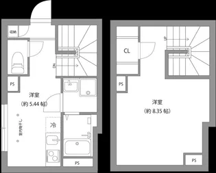 MONSOLEIL水天宮【1階】の間取り