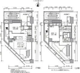 東雲キャナルコートCODAN21号棟【6階】の間取り