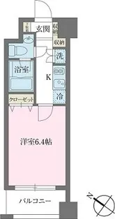 KDXレジデンス森下千歳【12階】の間取り