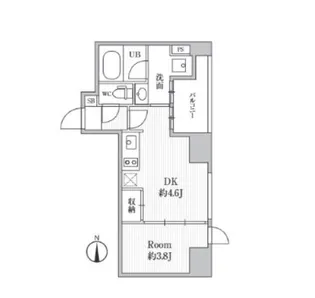 CAVANA+ SHINTOMICHO【7階】の間取り