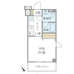 キバサンフラット【2階】の間取り