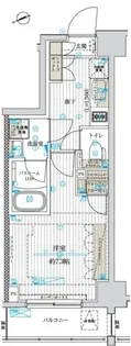 ブライズ南砂【9階】の間取り