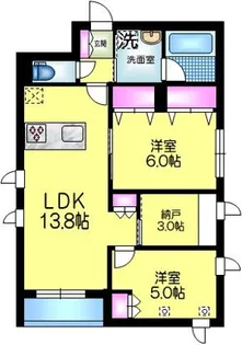メゾンドイルリッシュ【1階】の間取り