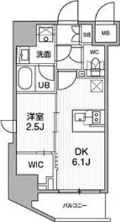 SYFORME木場【5階】の間取り