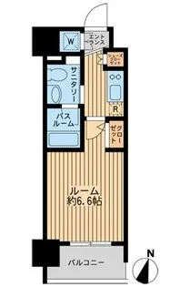 ダフィット門前仲町【2階】の間取り
