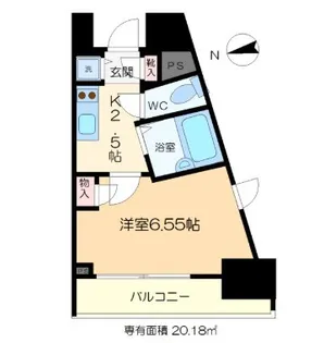 プレスタイル門前仲町【6階】の間取り