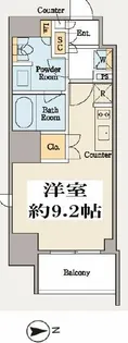 クレストコート木場【6階】の間取り