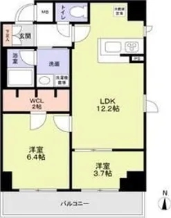 Grand,Forks清澄白河【2階】の間取り