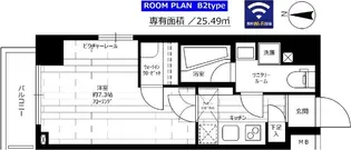 ステージファースト両国IIアジールコート【5階】の間取り