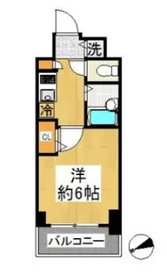 ガーラ・シティ門前仲町【7階】の間取り