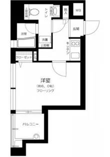 プレール・ドゥーク銀座東【8階】の間取り