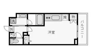 クレヴィスタ押上【6階】の間取り
