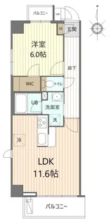 シティレジデンス東陽町【1階】の間取り