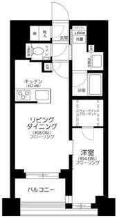 クレヴィア東京八丁堀 Chuo Minato【2階】の間取り