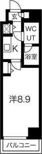 スパシエ日本橋エセンザ【9階】の間取り