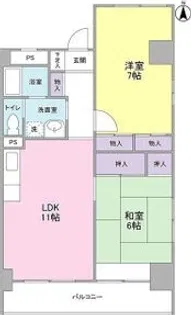 第2吉野ビル【10階】の間取り