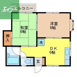 グレイス上小島【201号室】の間取り