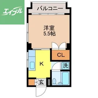 RESIDENCE NAGASAKI【701号室】の間取り
