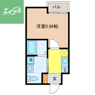 Residence館内【101号室】の間取り