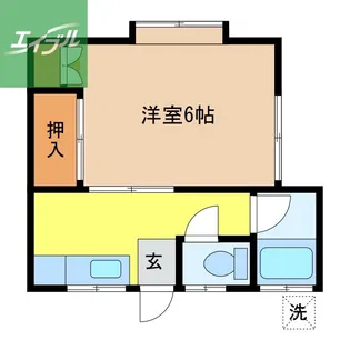 コーポサンシャイン【202号室】の間取り