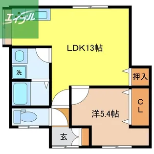 ウィステリアリオ【1階】の間取り