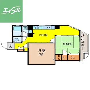 光風堂ビル【4B-2号室】の間取り
