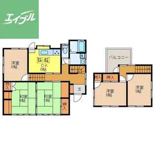 長崎県長崎市深堀町1丁目【一戸建】の間取り
