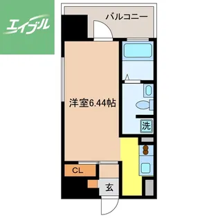 レジデンス古町【905号室】の間取り