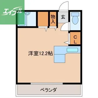 SERENITY大浦【507号室】の間取り