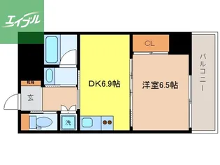 イメゾン麹屋【2階】の間取り