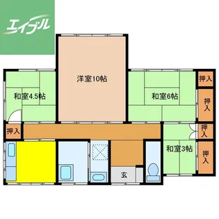 長崎県長崎市上小島3丁目【一戸建】の間取り