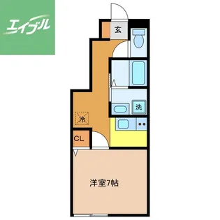 Residence田中町【103号室】の間取り