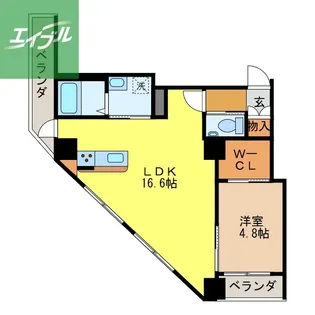 LAHAINA【4階】の間取り