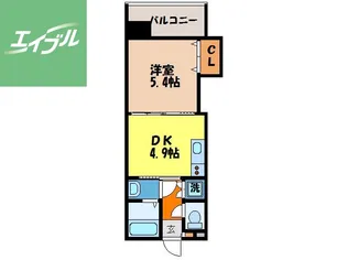 Tsビル【503号室】の間取り
