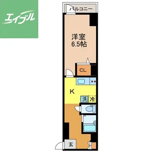 Modernpalazzo眼鏡橋【3階】の間取り