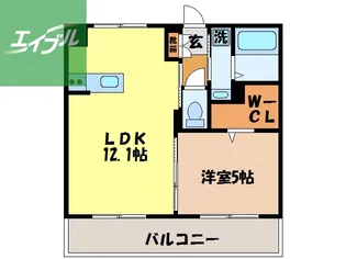 フィールドY【205号室】の間取り