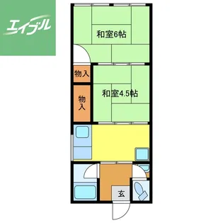 ファボリート愛宕【202号室】の間取り