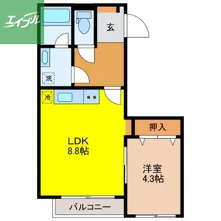 モン・レーヴ葉山【3階】の間取り