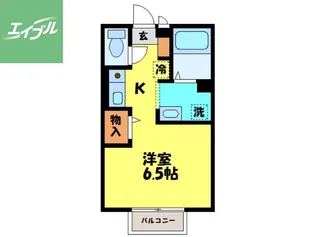 エーデルハイム吉村Ⅱ【203号室】の間取り