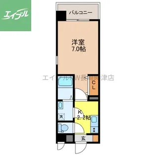 SKY時津【3階】の間取り