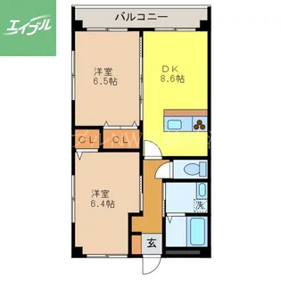 Grazie西時津【2階】の間取り