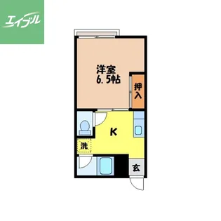 フェリーチェはやま【203号室】の間取り