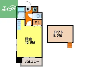 レジデント京泊【8階】の間取り