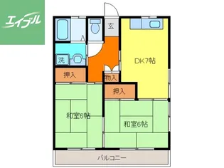 パークハウスタナカ【101号室】の間取り