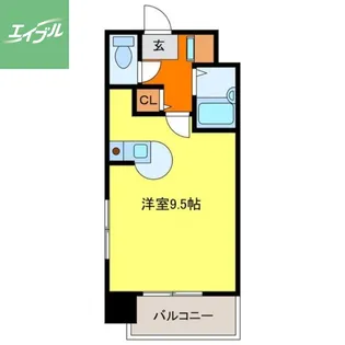 レジデント京泊【302号室】の間取り
