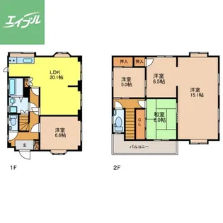 長崎県長崎市虹が丘町【一戸建】の間取り