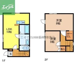 長崎県西彼杵郡時津町浜田郷【一戸建】の間取り
