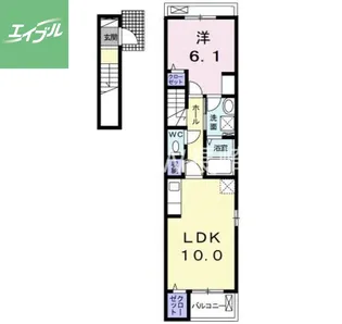 インフィニティ【2階】の間取り
